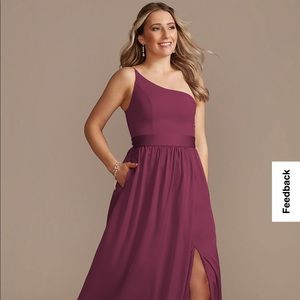 David’s Bridal Bridesmaid Dress Size 22